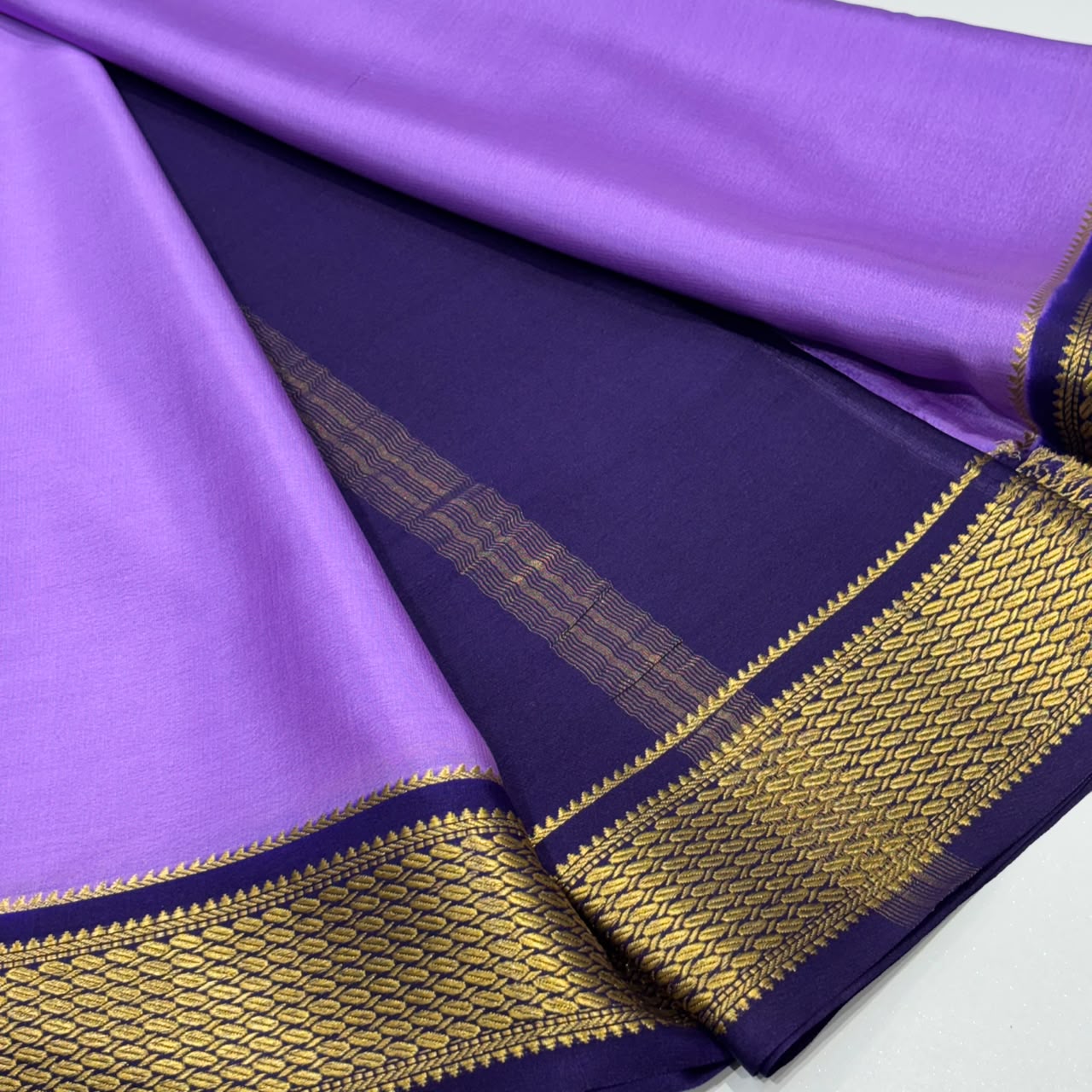 Pure Mysore Crepe Silk Saree