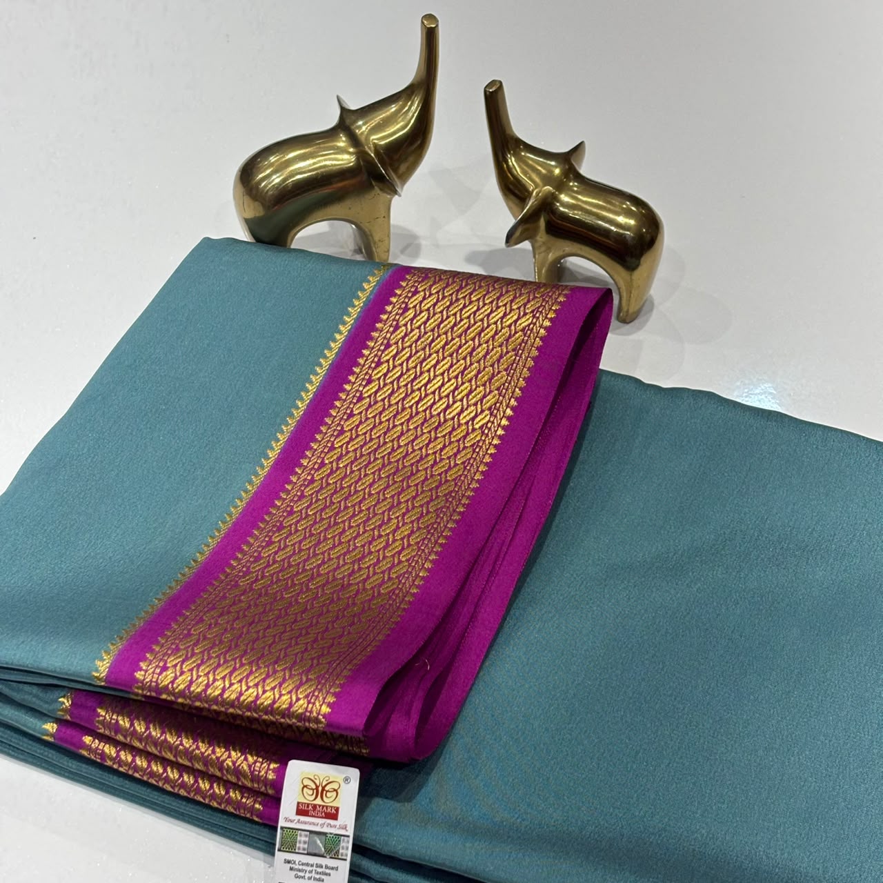 Pure Mysore Crepe Silk Saree