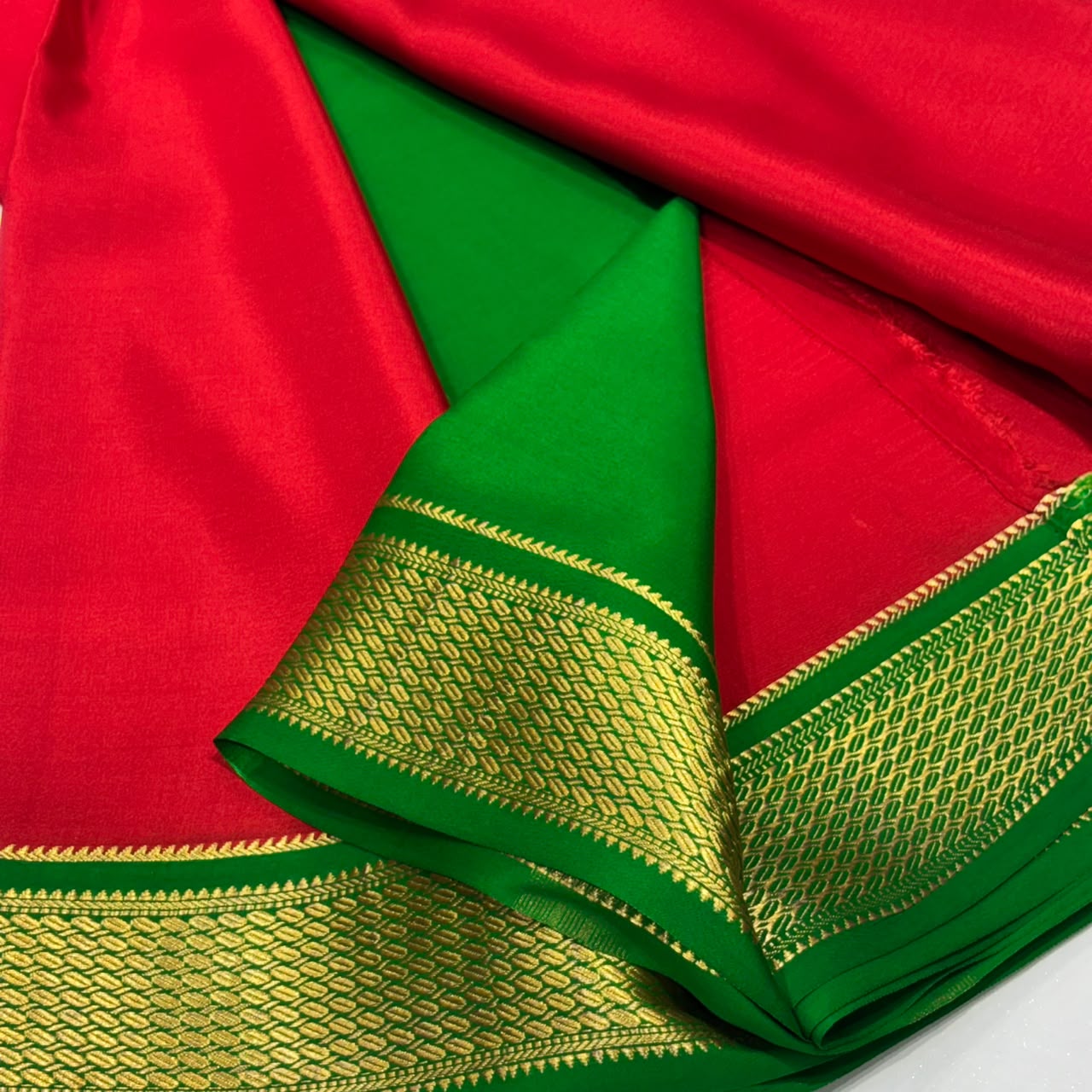 Pure Mysore Crepe Silk Saree