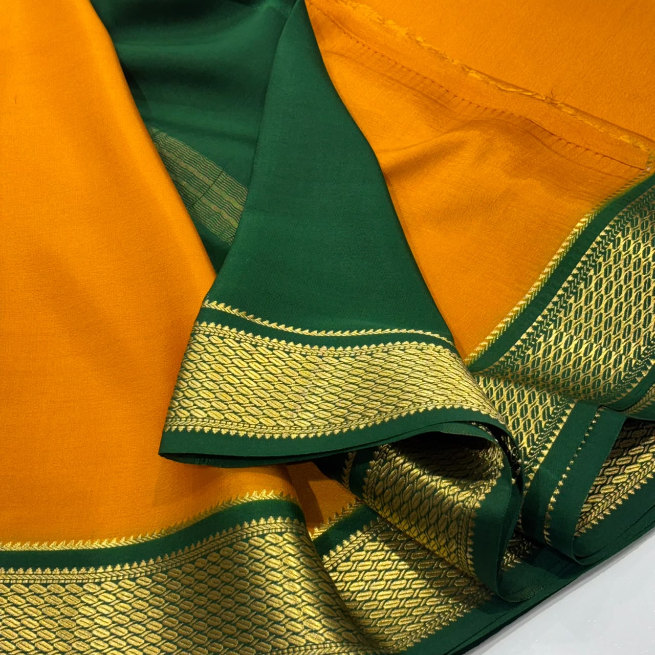Pure Mysore Crepe Silk Saree