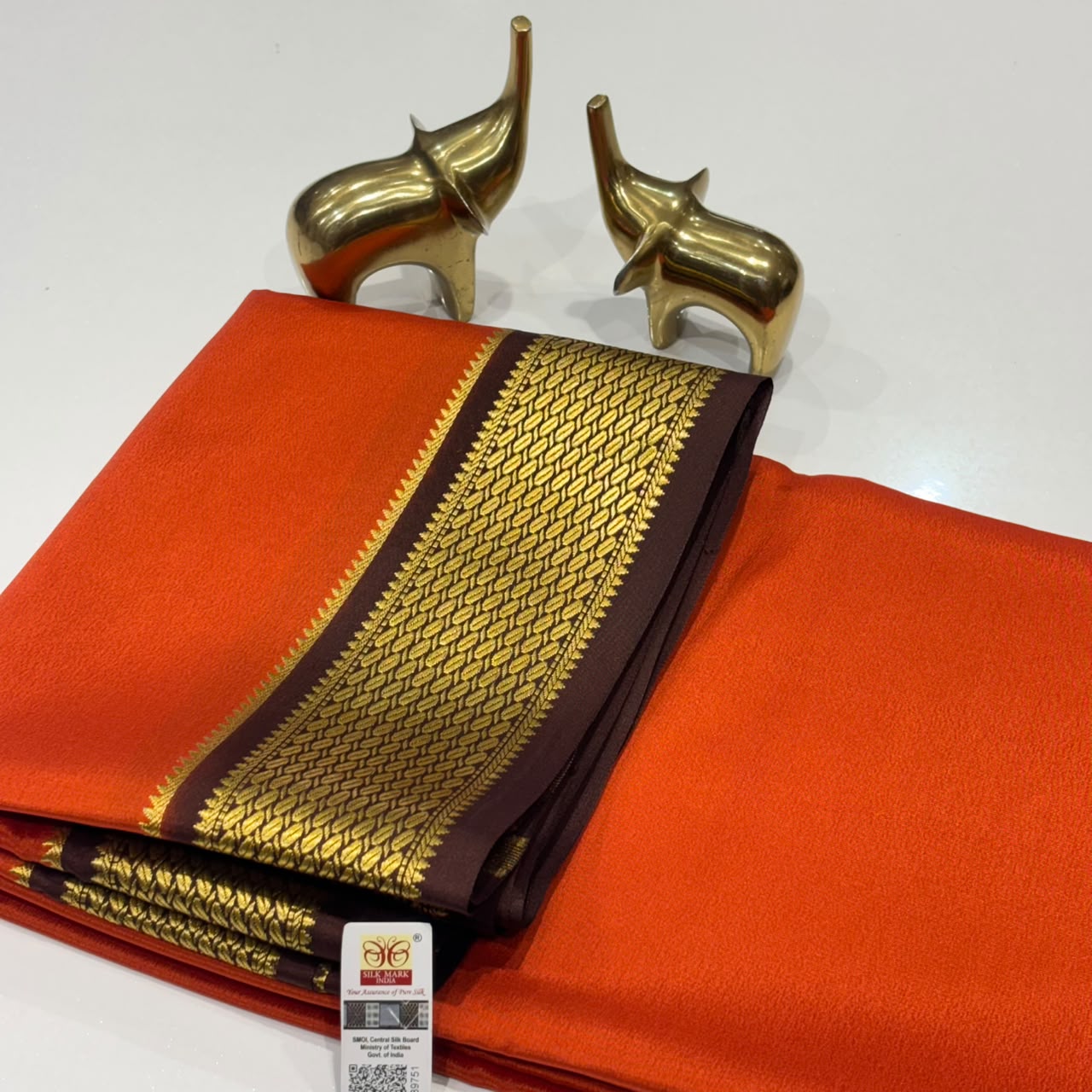 Pure Mysore Crepe Silk Saree