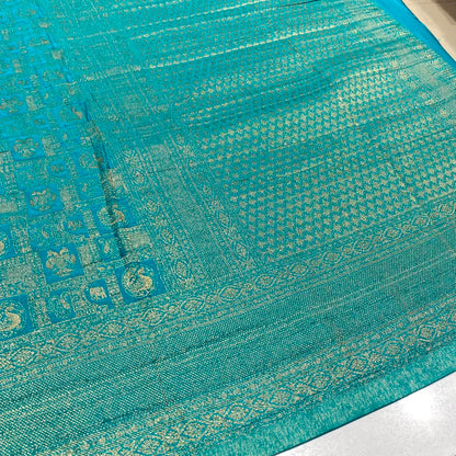 Brocade Mysore Wrinkle Crepe Saree