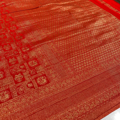 Brocade Mysore Wrinkle Crepe Saree