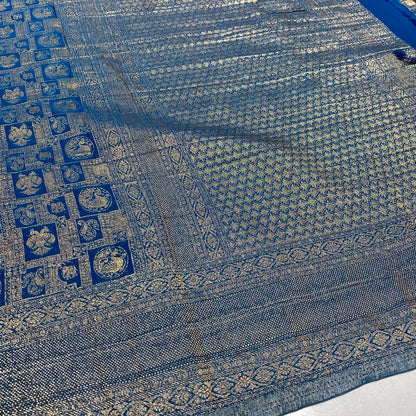 Brocade Mysore Wrinkle Crepe Saree