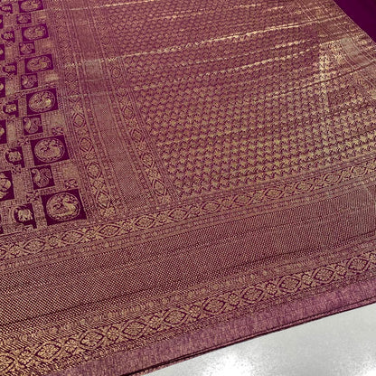 Brocade Mysore Wrinkle Crepe Saree