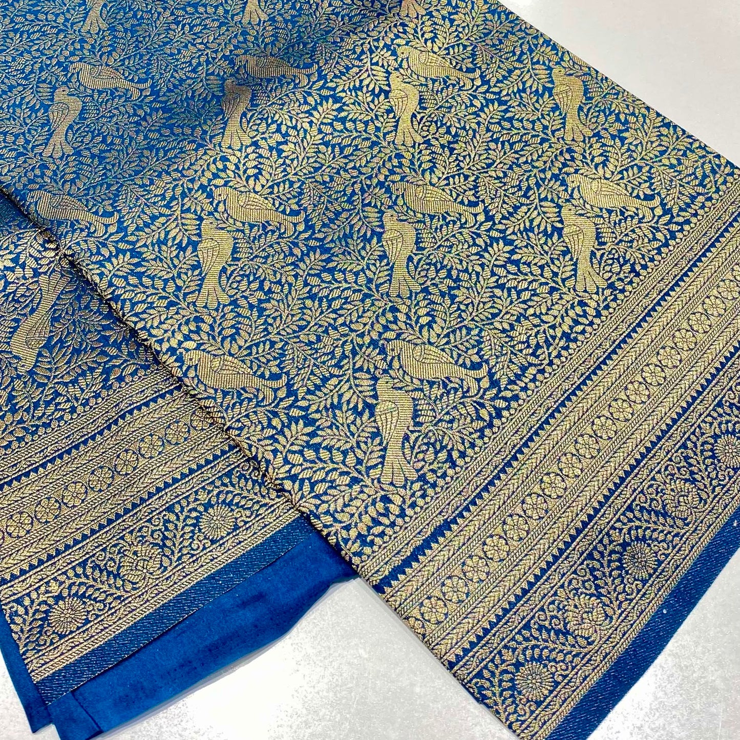 Soft Silk Semi Kanchivaram Brocade Saree