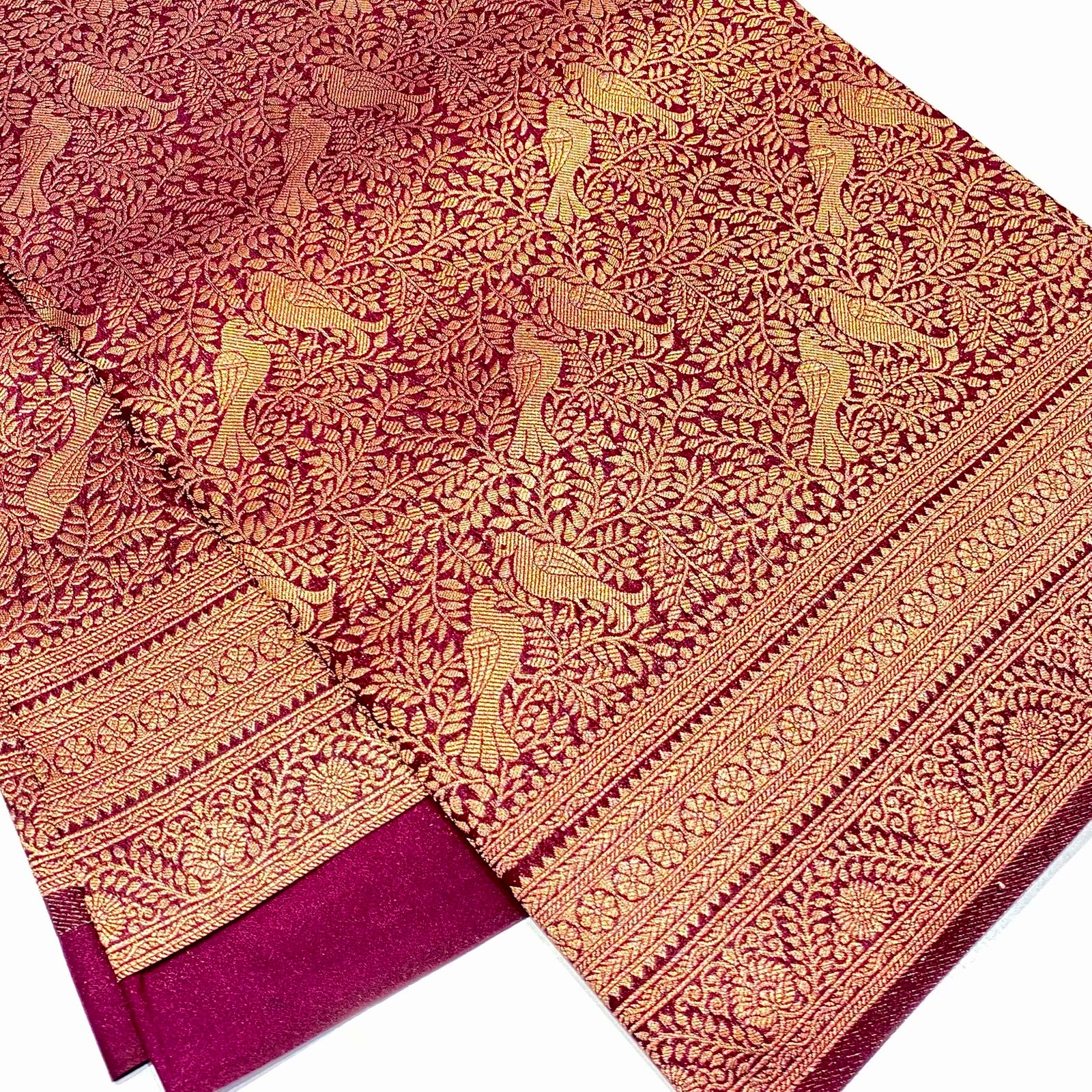 Soft Silk Semi Kanchivaram Brocade Saree
