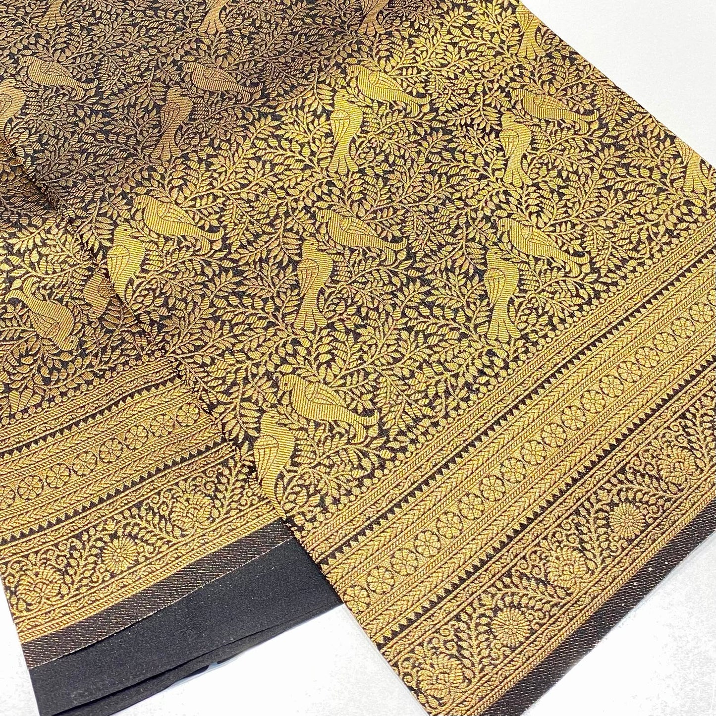 Soft Silk Semi Kanchivaram Brocade Saree