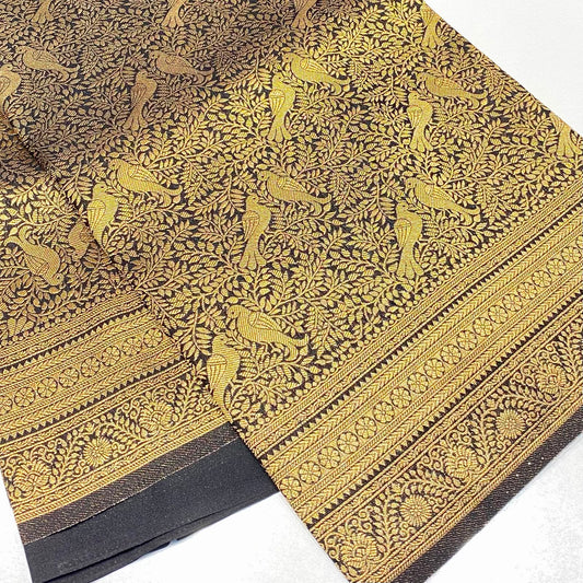 Soft Silk Semi Kanchivaram Brocade Saree
