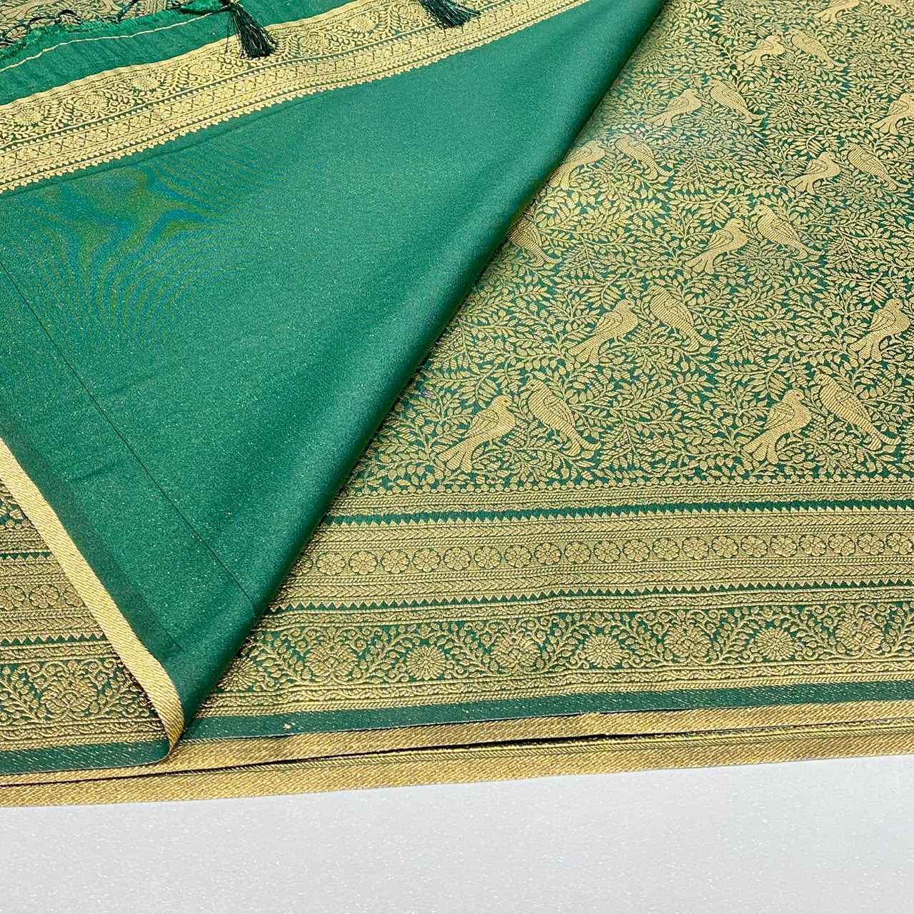 Soft Silk Semi Kanchivaram Brocade Saree
