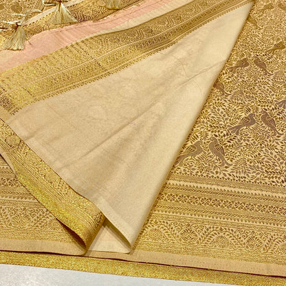 Soft Silk Semi Kanchivaram Brocade Saree