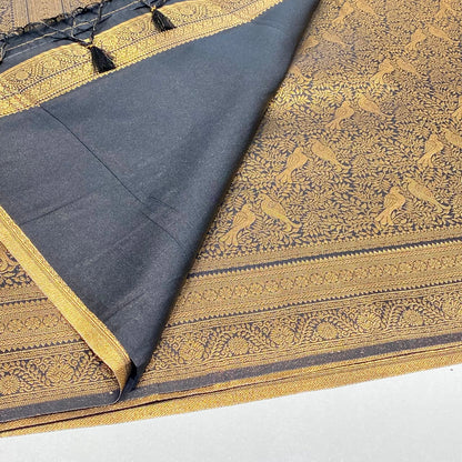Soft Silk Semi Kanchivaram Brocade Saree