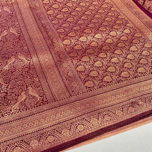 Soft Silk Semi Kanchivaram Brocade Saree