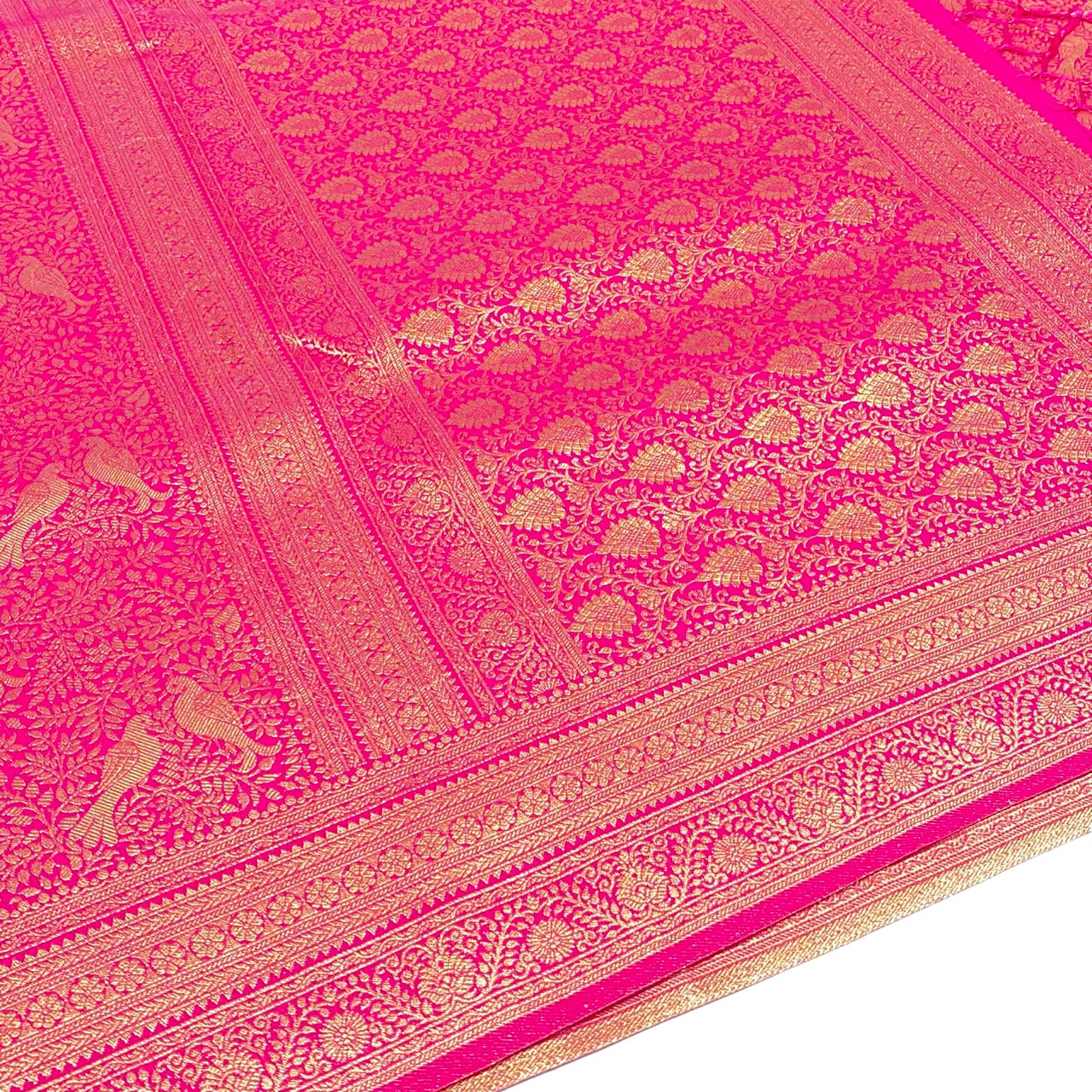 Soft Silk Semi Kanchivaram Brocade Saree