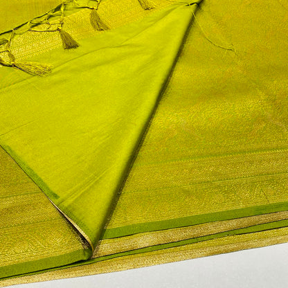 Soft Silk Semi Kanchivaram Brocade Saree