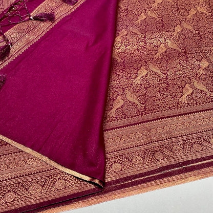 Soft Silk Semi Kanchivaram Brocade Saree
