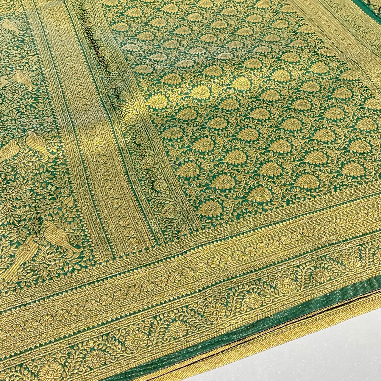 Soft Silk Semi Kanchivaram Brocade Saree