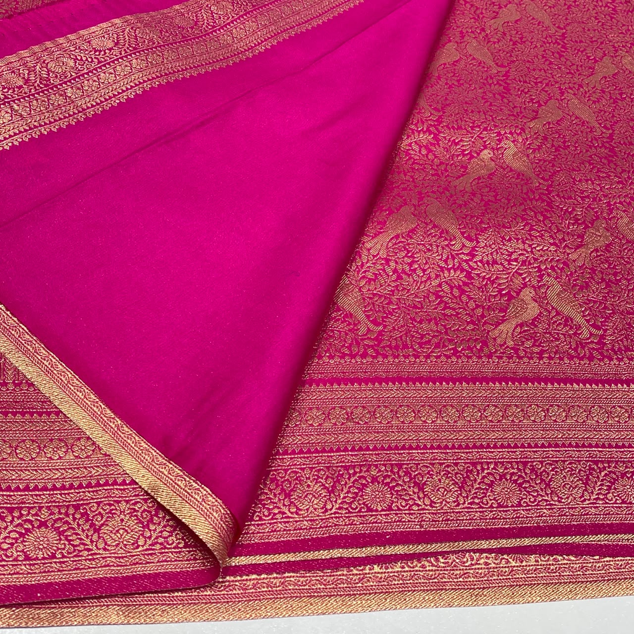 Soft Silk Semi Kanchivaram Brocade Saree