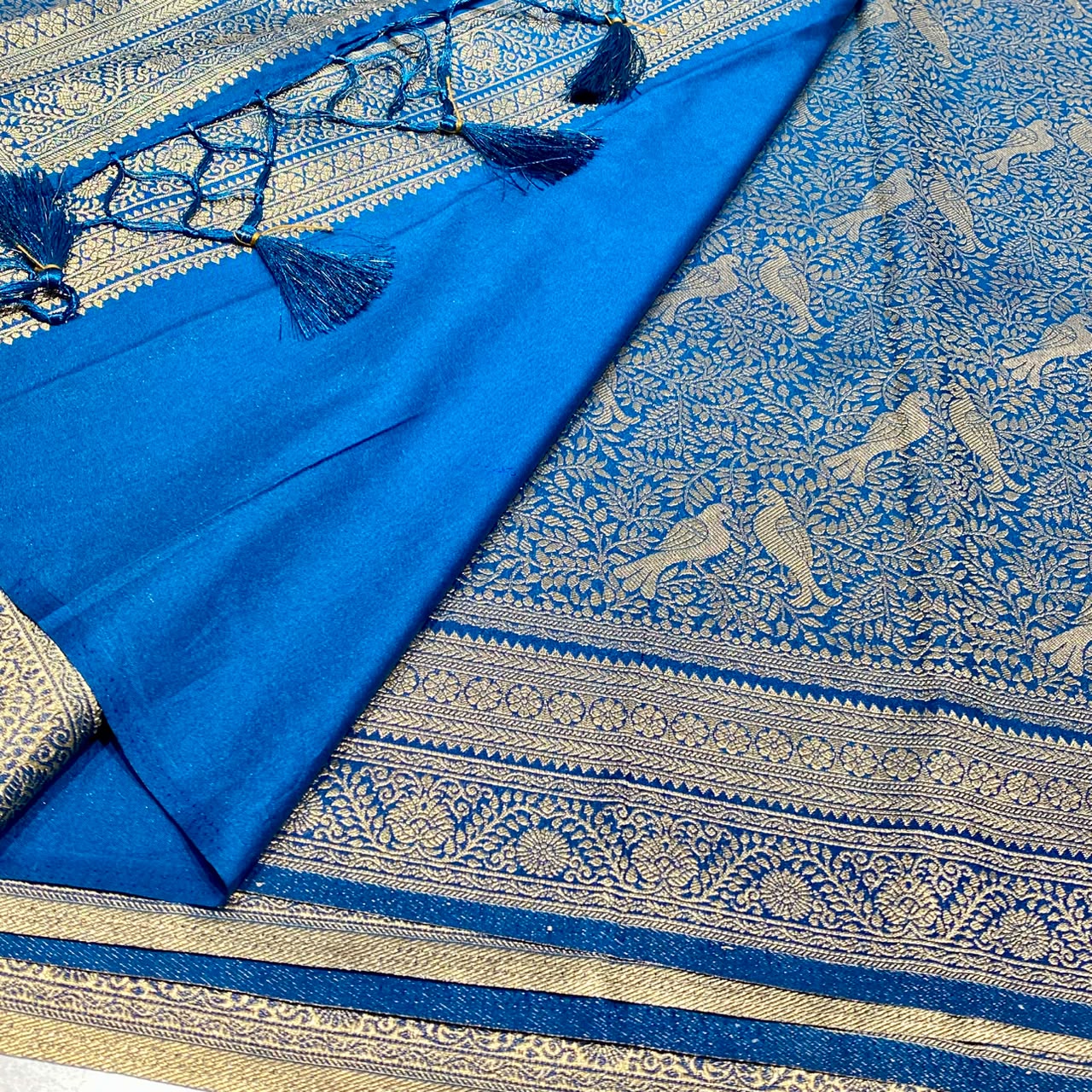 Soft Silk Semi Kanchivaram Brocade Saree