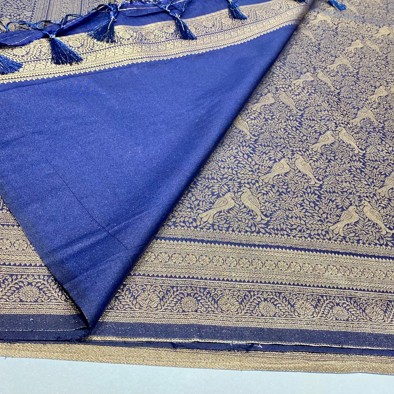 Soft Silk Semi Kanchivaram Brocade Saree