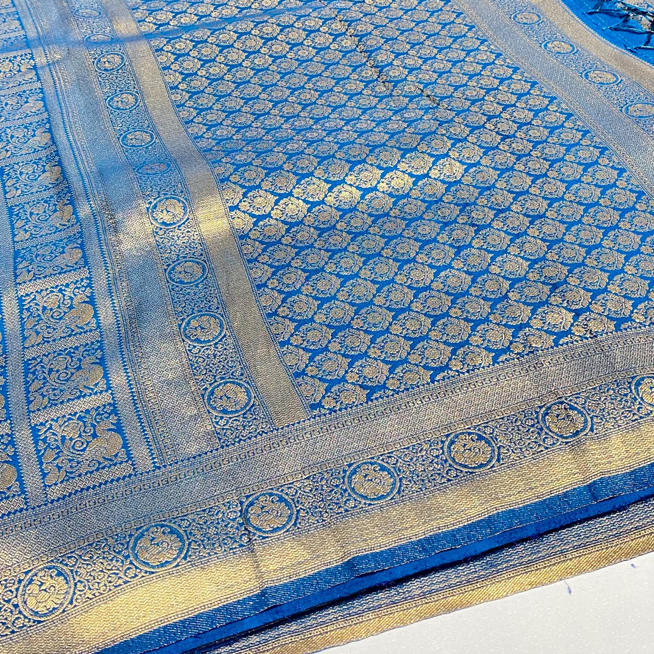 Soft Silk Semi Kanchivaram Brocade Saree
