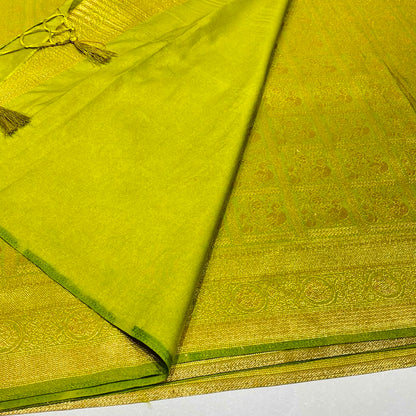 Soft Silk Semi Kanchivaram Brocade Saree