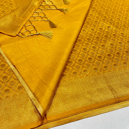 Soft Silk Semi Katan Banaras Saree