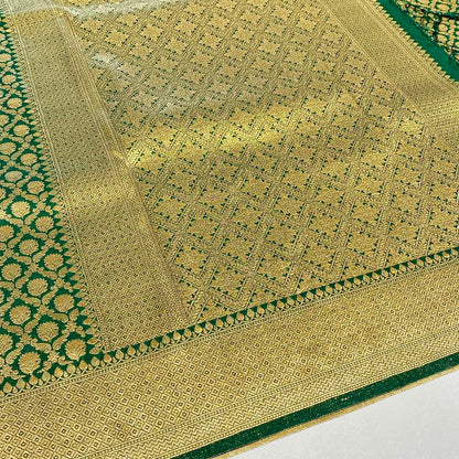 Soft Silk Semi Katan Banaras Saree