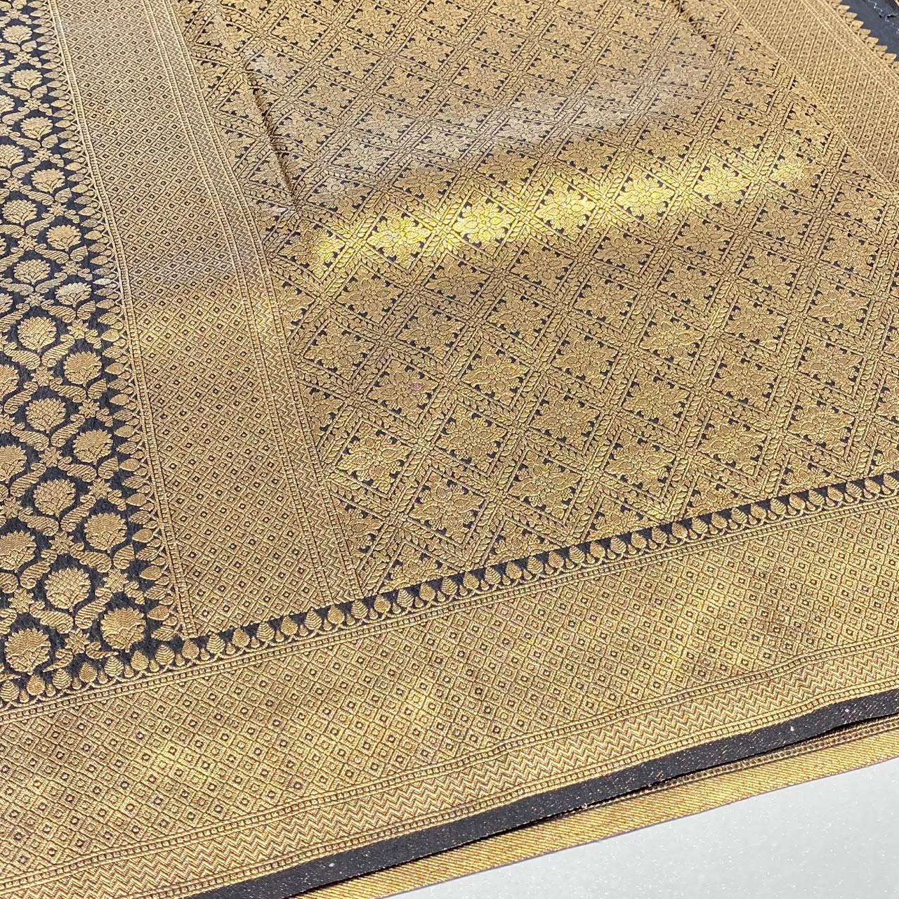 Soft Silk Semi Katan Banaras Saree