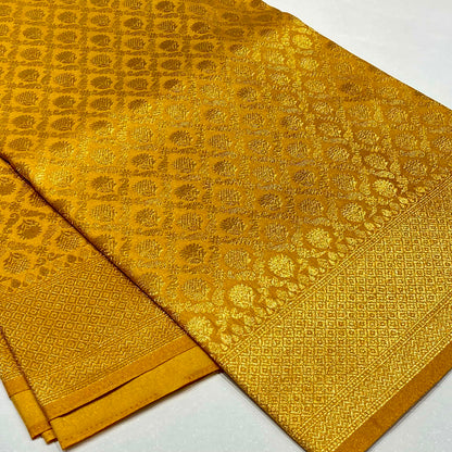 Soft Silk Semi Katan Banaras Saree