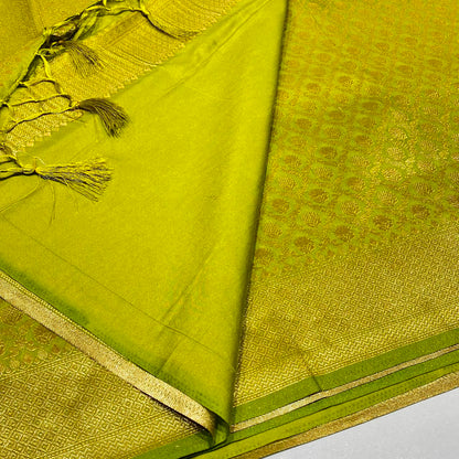 Soft Silk Semi Katan Banaras Saree