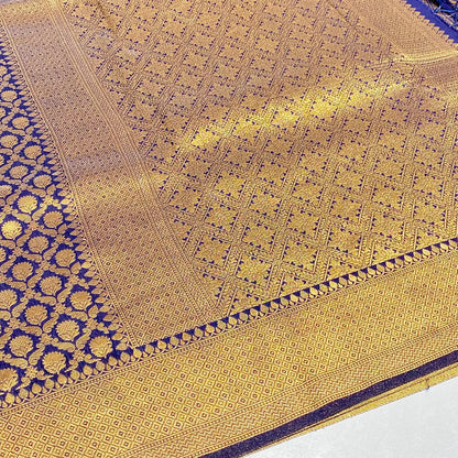 Soft Silk Semi Katan Banaras Saree