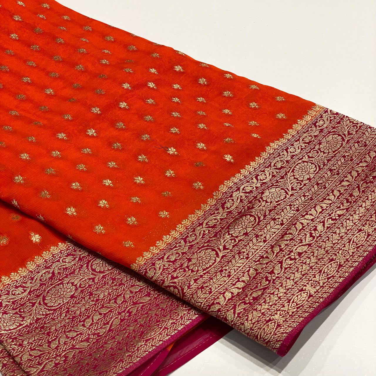 Banarasi Zari Georgette Saree