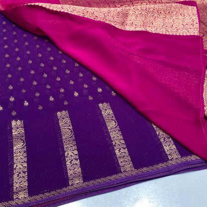 Banarasi Zari Georgette Saree