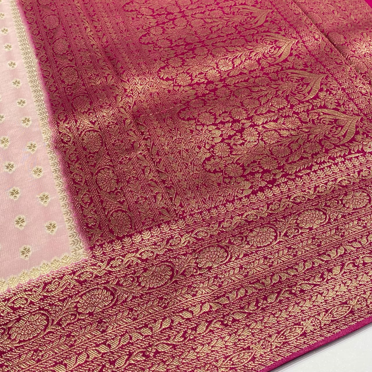 Banarasi Zari Georgette Saree