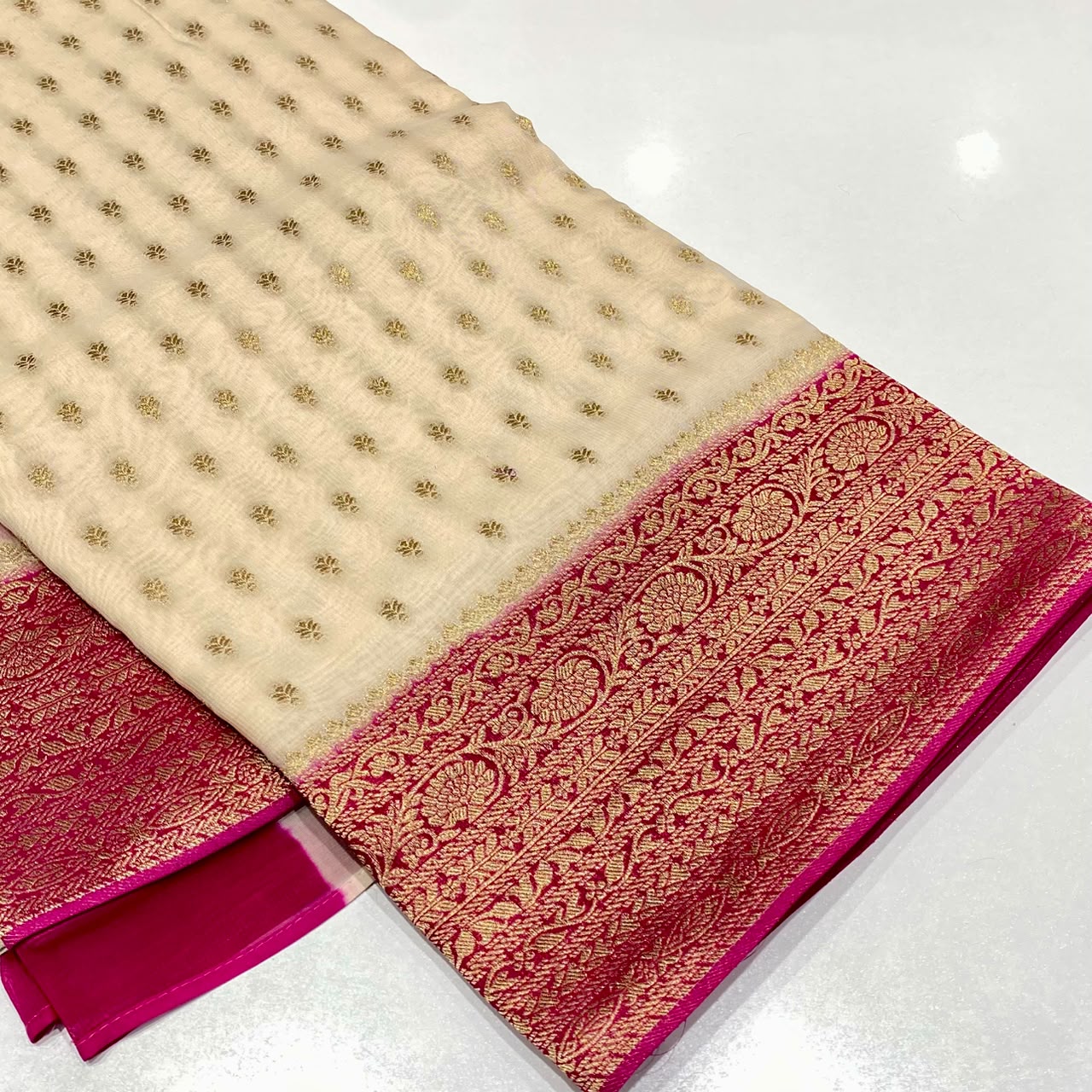 Banarasi Zari Georgette Saree