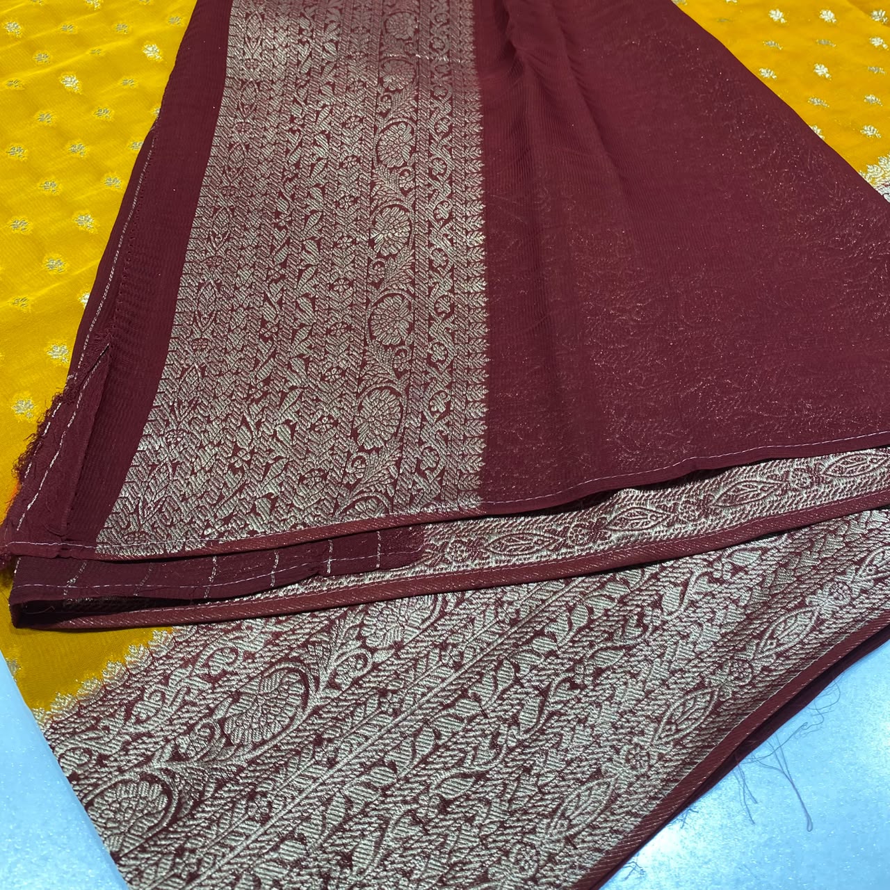 Banarasi Zari Georgette Saree