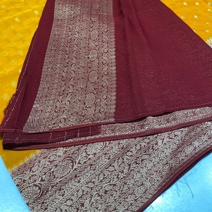 Banarasi Zari Georgette Saree