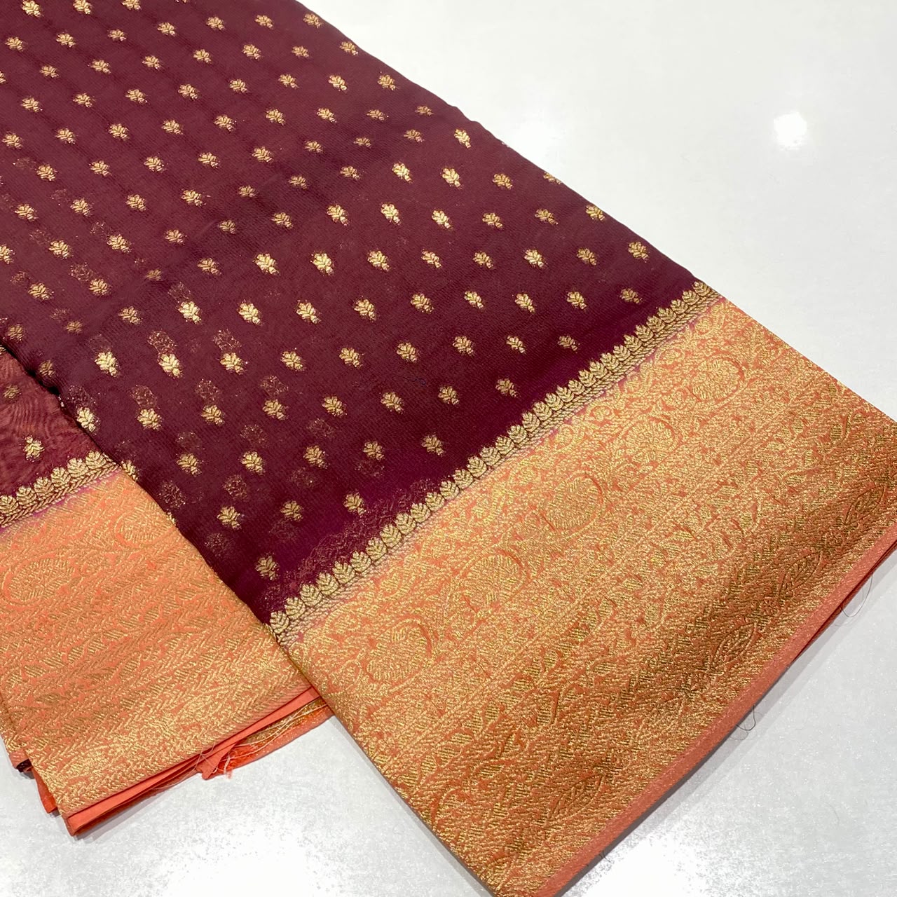 Banarasi Zari Georgette Saree