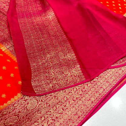 Banarasi Zari Georgette Saree