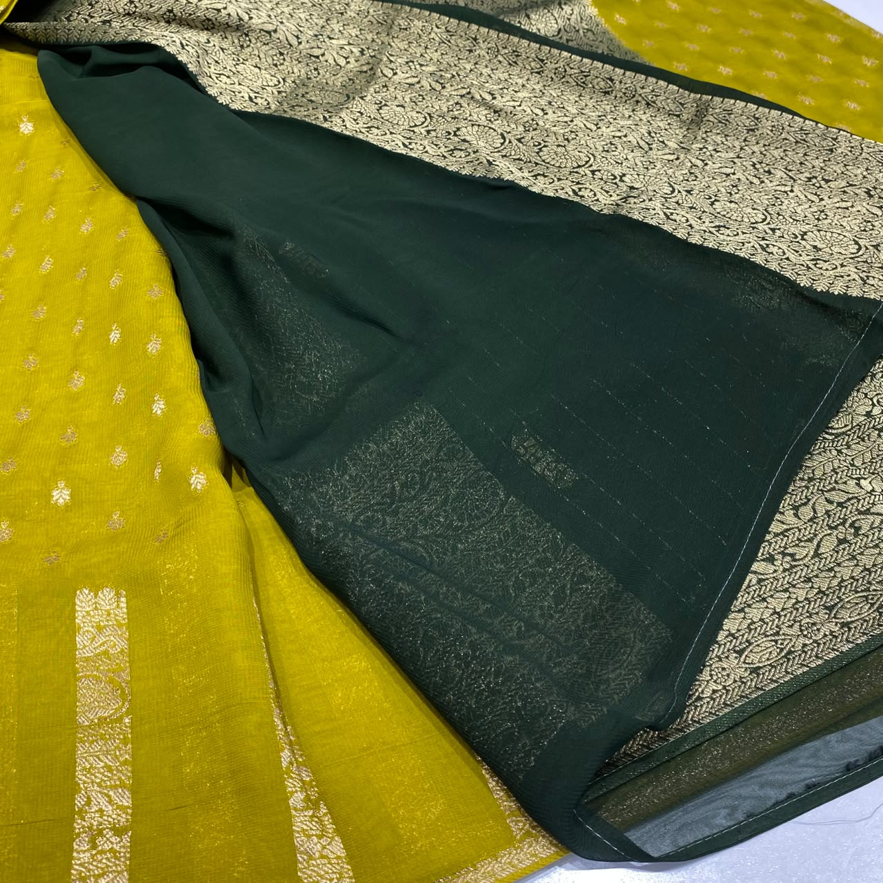 Banarasi Zari Georgette Saree
