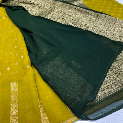 Banarasi Zari Georgette Saree