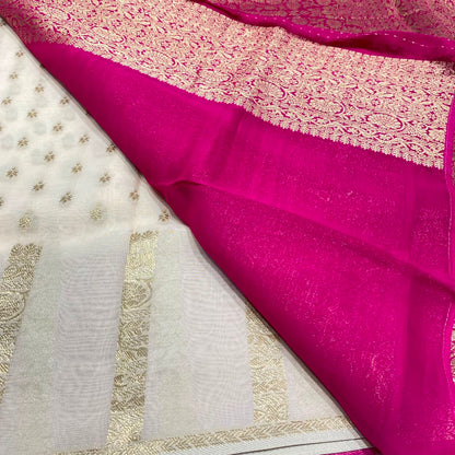 Banarasi Zari Georgette Saree