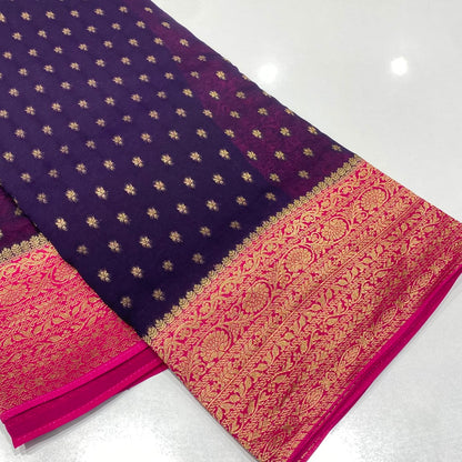 Banarasi Zari Georgette Saree