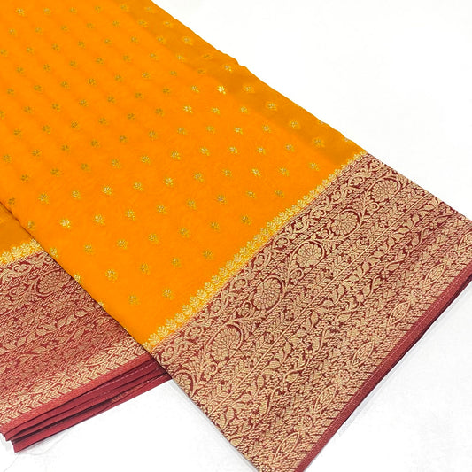 Banarasi Zari Georgette Saree