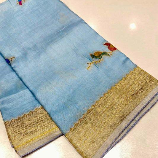 Banarasi Semi Crepe Saree