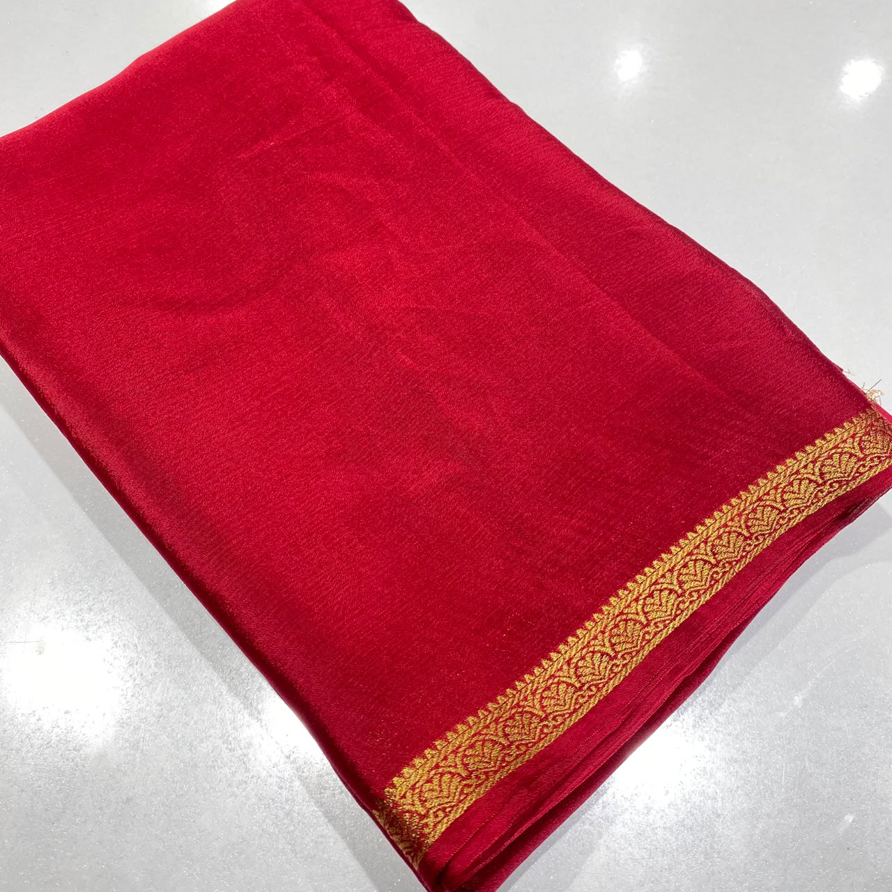 Wrinkle Crepe Saree