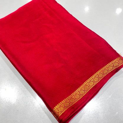 Wrinkle Crepe Saree
