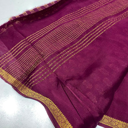 Wrinkle Crepe Saree