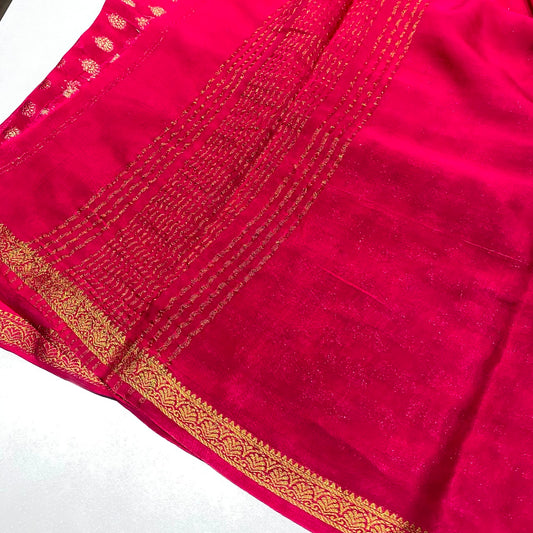 Wrinkle Crepe Saree